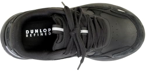 Dunlop Refined DR-8900 Men's Waterproof Sneakers, Black, Size 26.0 Cm