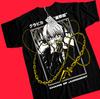 Gojo Satoru T-Shirt Jujutsu Kaisen Anime Horror Funny Gift Shirt All Size