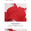 Women's Daily Bra - Soft Lavender Lace Underwear with Non Removable Pads, Elegant Underwear for All Seasons, Comfortable Fit Design
