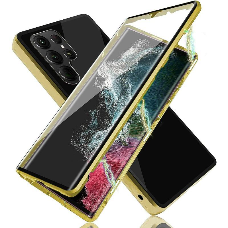 Suitable for Samsung S25 Ultra Mobile Phone Case  Magneto 23plus Metal Magnetic Double Sided Glass Sheath