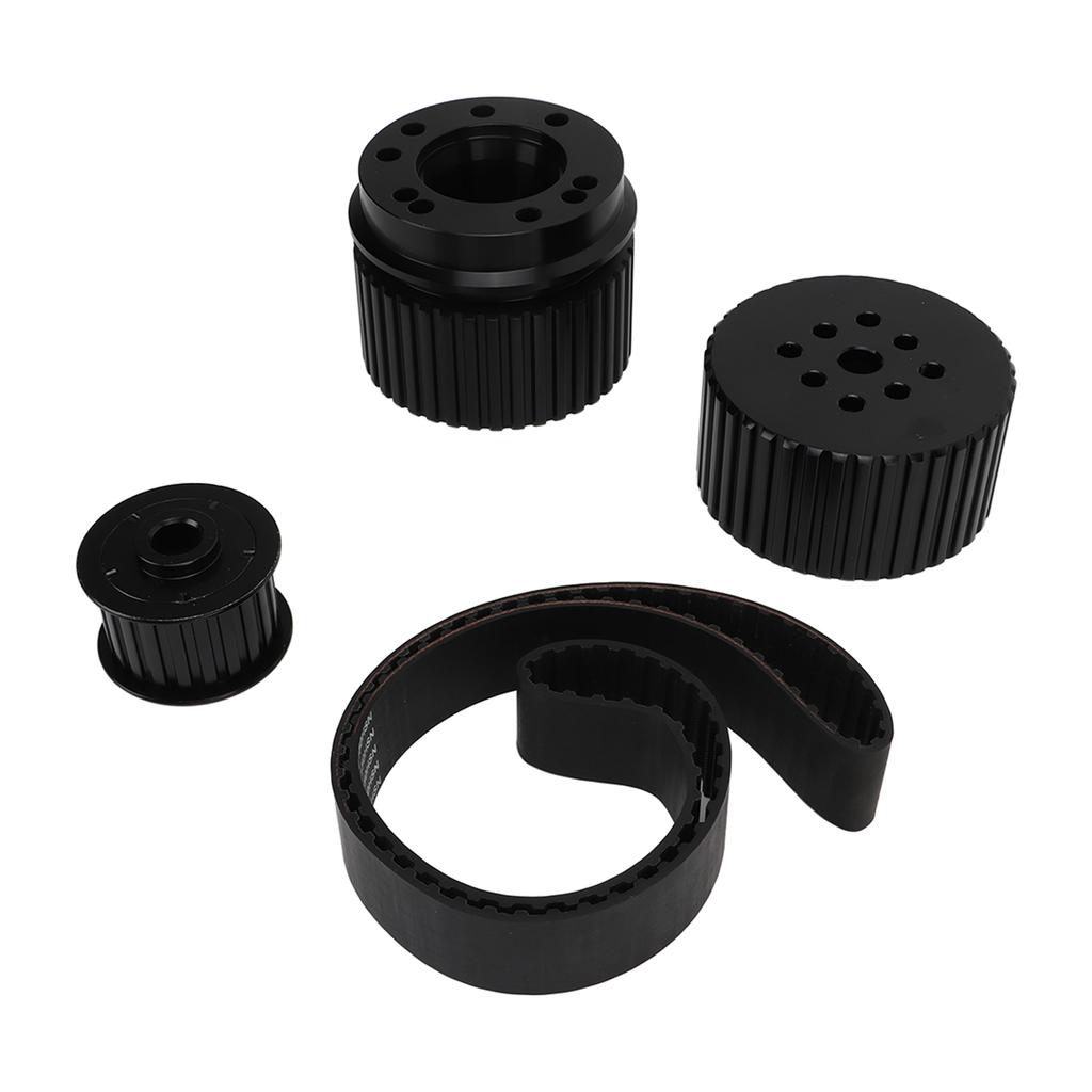 Belt Pulley Kit Long Water Pump Belt Pulley Kit Replacement for Chevy Engine 283 305 307