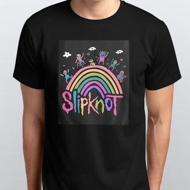 

Slipknot 100% Cotton T-shirt Mens Tees Top New Men Women Casual Loose Fashion Short Sleeve Top Novelty M