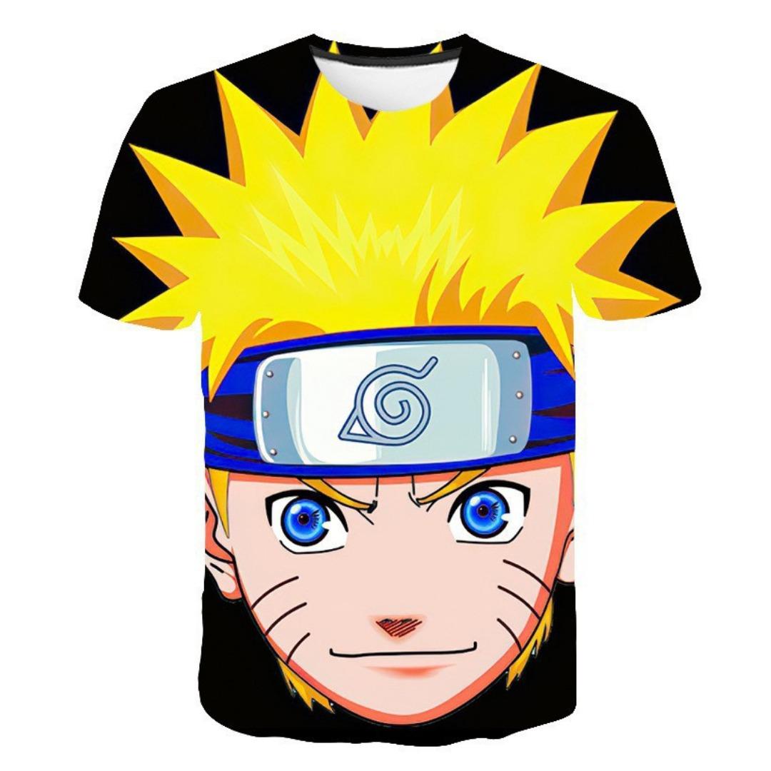 

Футболка Naruto Peripheral с 3D-цифровой печатью, топ Naruto Kakashi, модная свободная, удобная, повседневная, с коротким рукавом 160