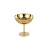 Korean Style 304 Stainless Steel Ice Cream Cup – Tall Stem Champagne Dessert Bowl