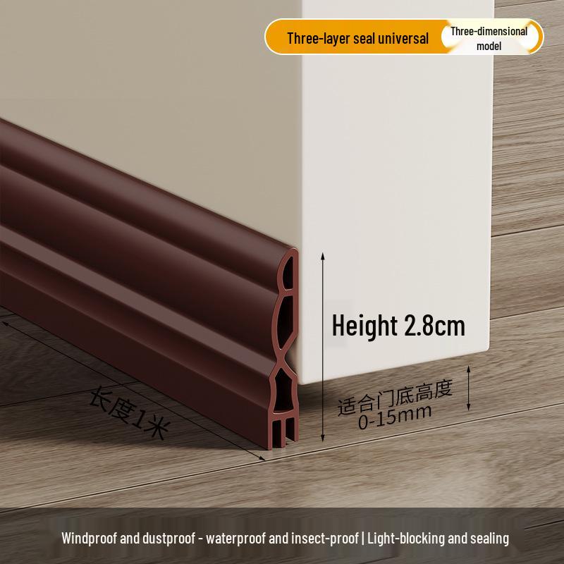 Windproof Door Gap Seal Strip for Draft Protection On Glass & Room Doors