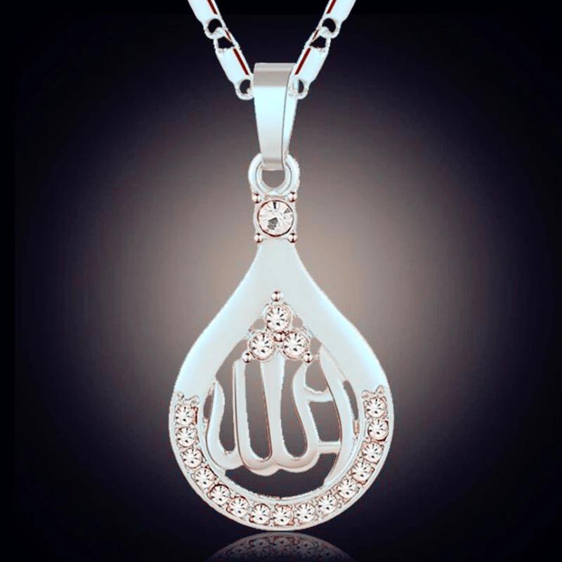 Exquisite Halskette mit Anhänger Hand der Fatima aus Edelstahl, religiöses Gebetsamulett, Schmuck, Geschenk für Männer und Frauen