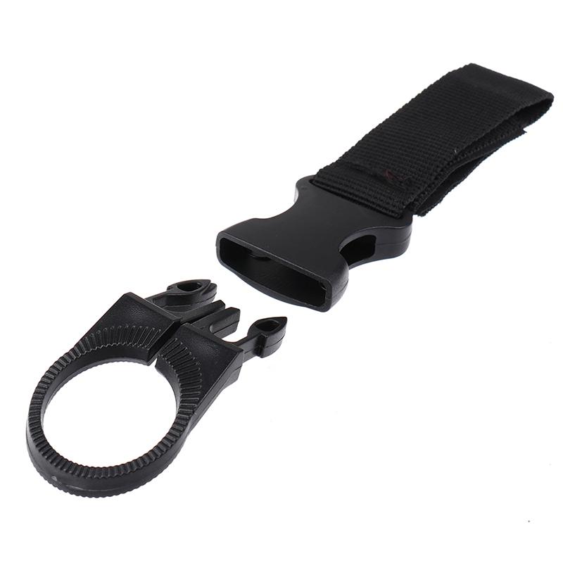 Nylon Webbing Water Bottle Carabiner Belt Outdoor Buckle Hook Holder Tool Clip
