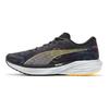 Puma Deviate Nitro 2 Marathon Series Men Sneakers Black Yellow-Blaze Strawberry-Burst 378683-01