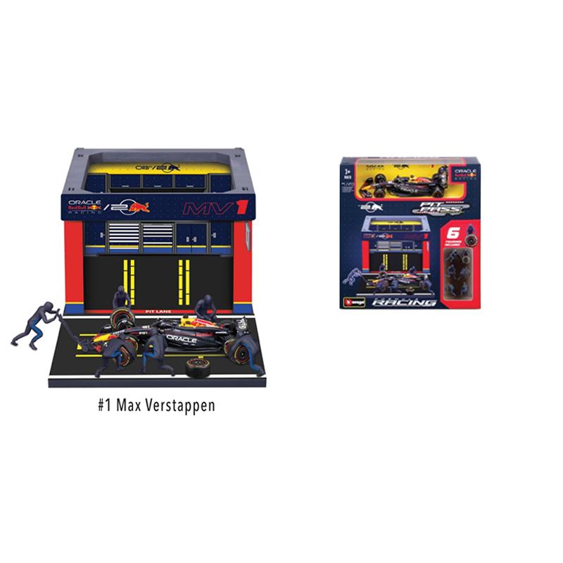 In Stock Bburago F1 1:43 Ferrari Sf24 #16 #55 Pit Pass 6pcs Maintenance Worker Doll Diecast Model Piece Pit Crew Toys Gift