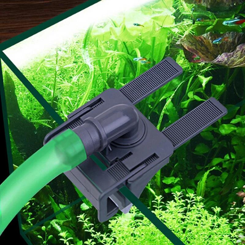 Aquarium Water Pipe Connector Fish Tank Mount Holder Inflow Outflow Stretchable
