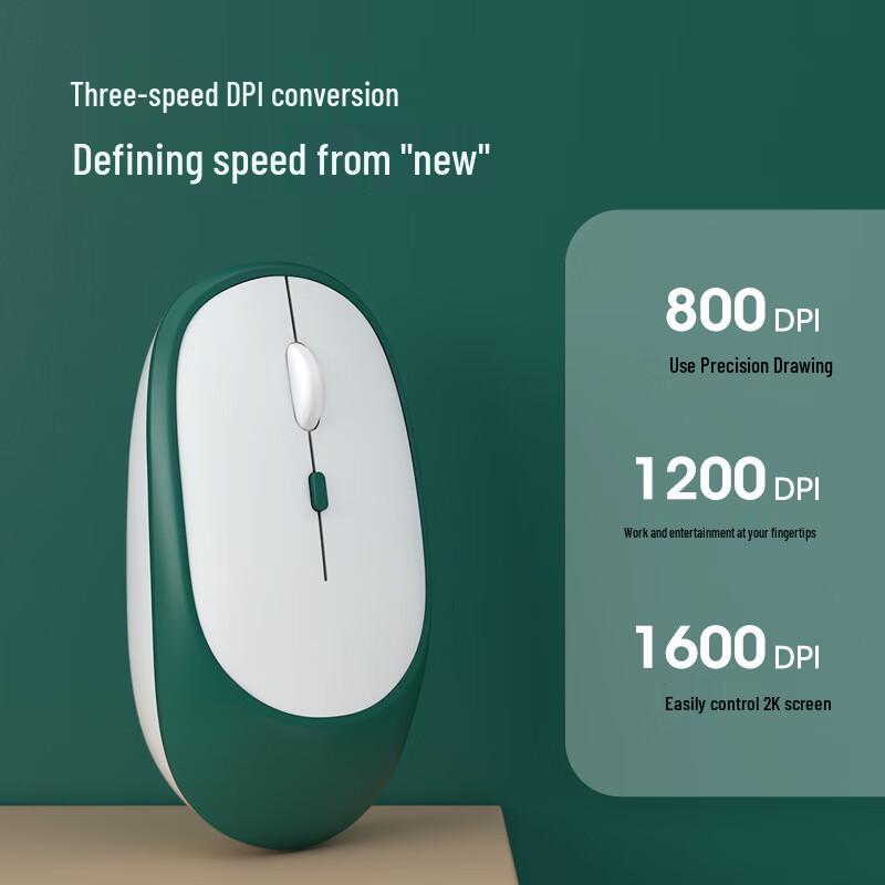 OLOEY Dual-Mode Bluetooth Wireless Mouse
