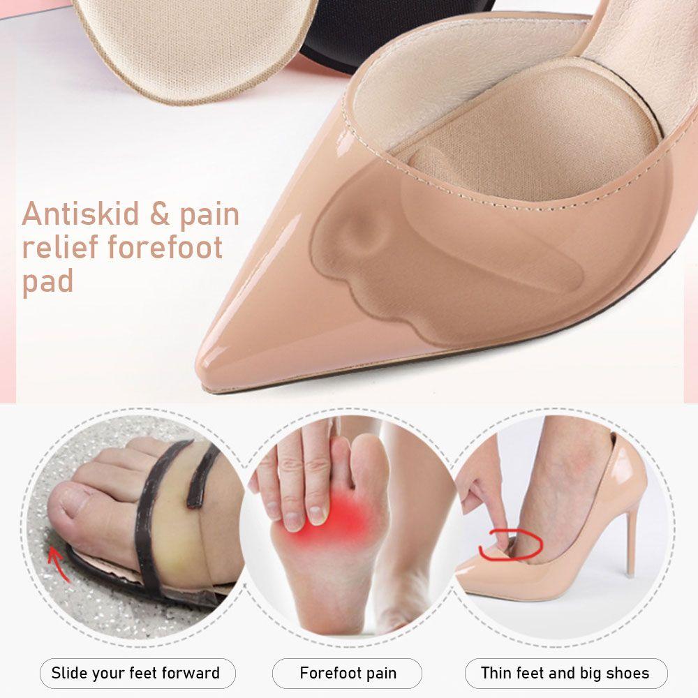 1 Pair Pain Relief Foot Protection Soft High Heel Shoes Pads Sponge Forefoot Insoles