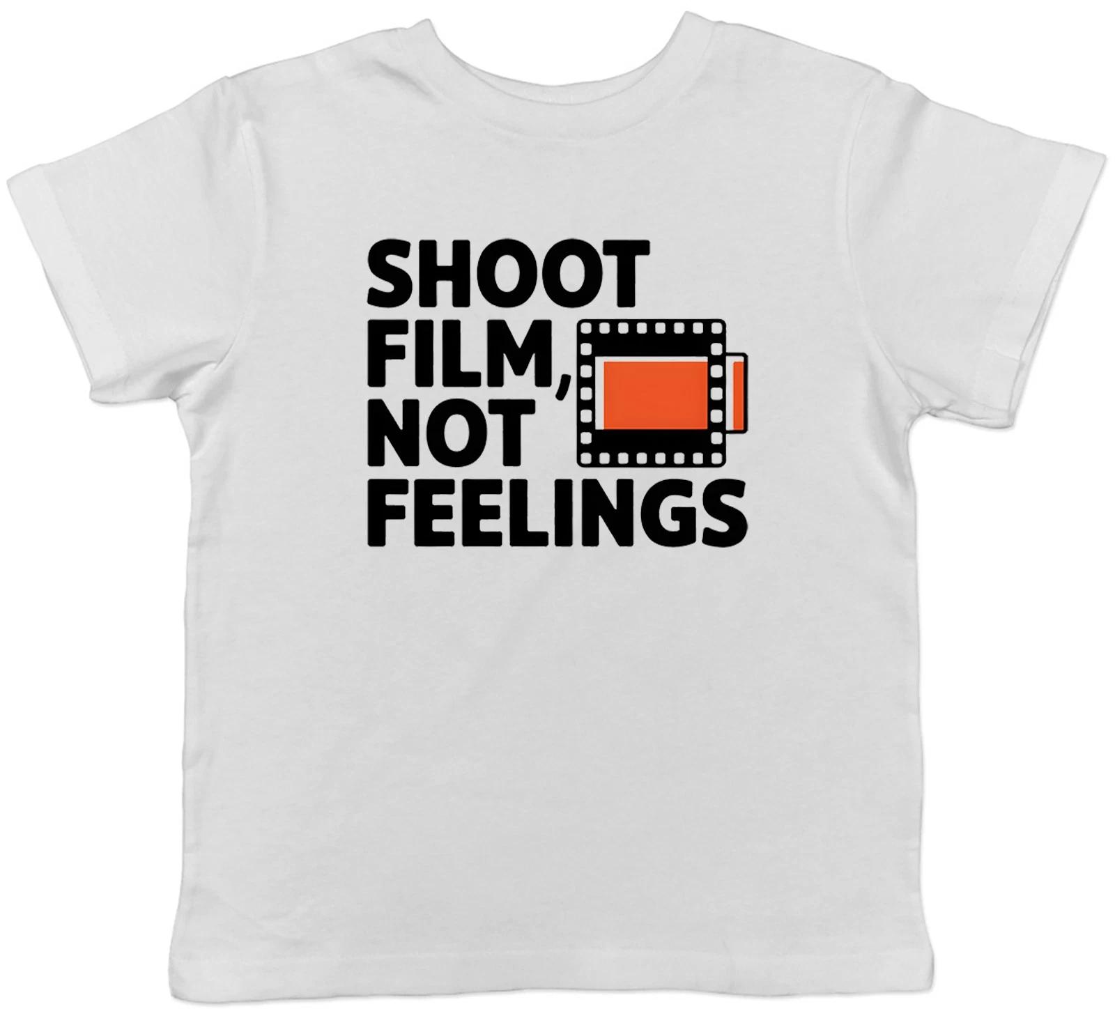 

Film Photographer Shoot Film Not Feelings Kids T-Shirt Boys Girls Gift 160