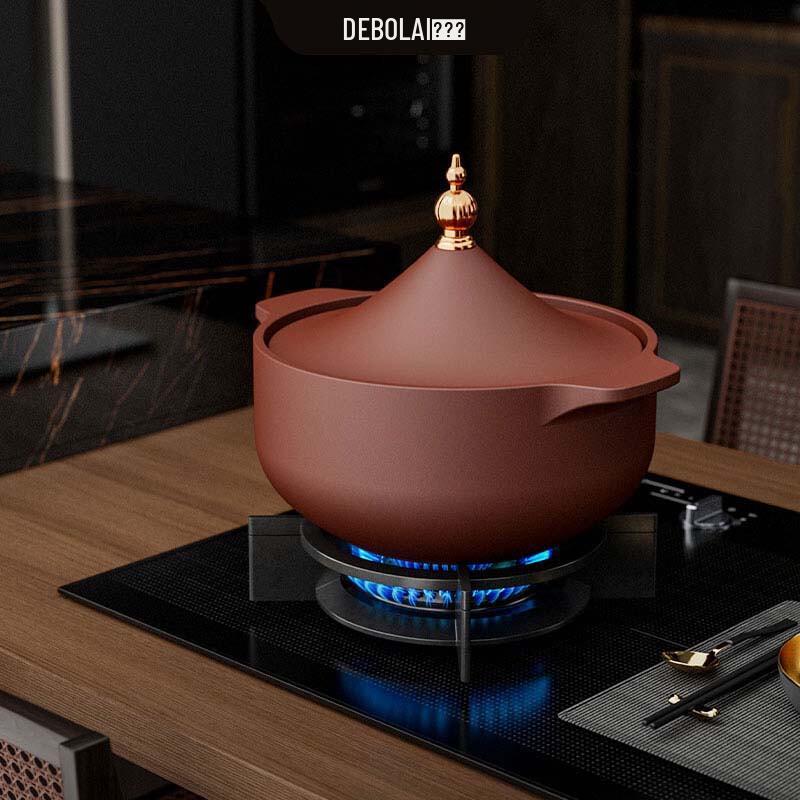 Debolai Selenium-Rich Purple Clay Stew Pot