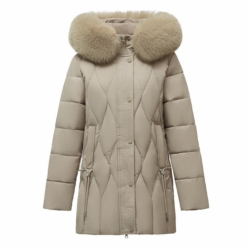 New Middle-aged and Elderly Women's Cotton-padded Jackets, Medium-length, Elderly, Plus-size, Mother's Jackets, Winter Coats, Cotton-padded Jackets
