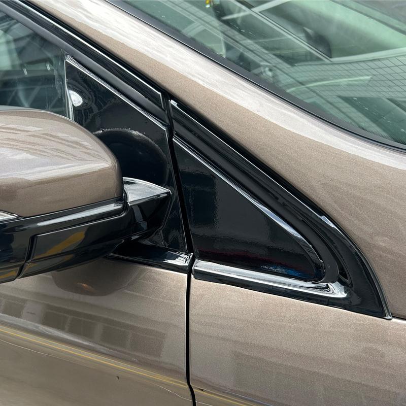 For Ford Edge 2015-2018 SUV Window Chrome Delete Blackout ABC Pillars Glossy Black Stickers