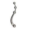 Stainless Steel Prostate Bead Massager Masturbation Stick Back Court Bolt Butt Plug Adult Sex Product