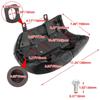 Black Leather Rear Seat Cushion for Victory Judge 2003-2017 Motorcycle