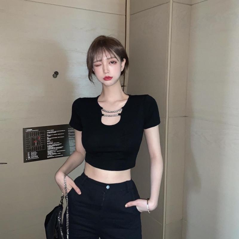 High Waist Cropped Summer Top - Sweet & Spicy Style for Women
