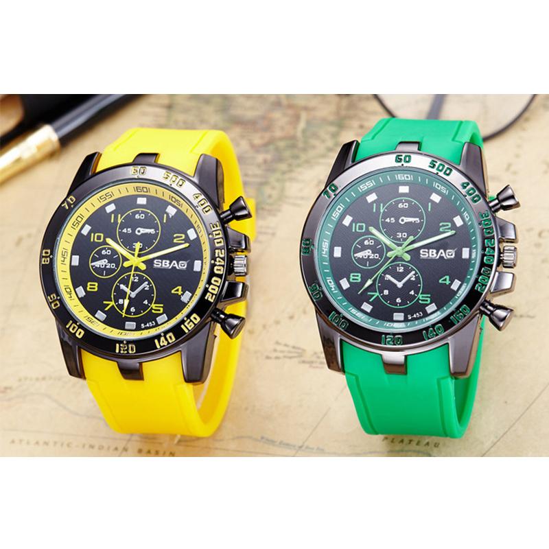 PDTO New Men Luxury Stainless Steel Sport Analog Quartz Modern Fashion Wrist Watch