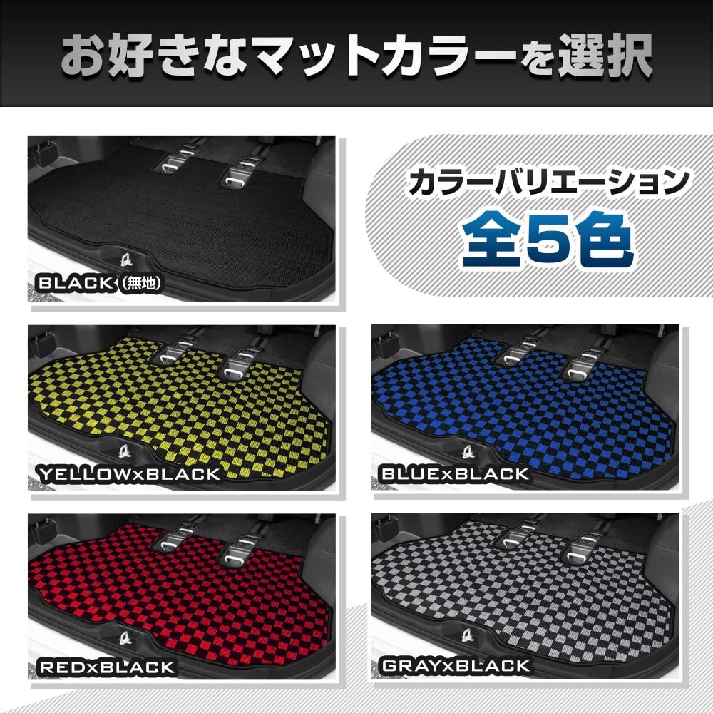 YOURS Trunk Mat for 90 Series x Luggage Cleans Prevents and Provides Cover Custom and Dresses Up Your 90 NOAH VOXY S Noah/Voxy [Blue Black] Mat, Dirt,
