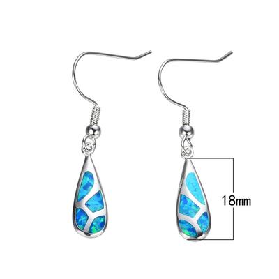 Earrings with European and American Personality Four Earrings Creative and Fashionable Water Droplet Shaped Exquisite Earrings