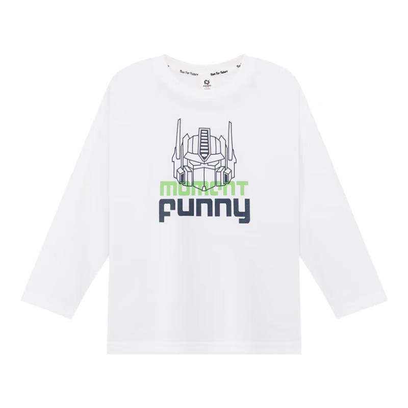 Zuoxi Boy s Pure Cotton Long-Sleeve T-Shirt 120