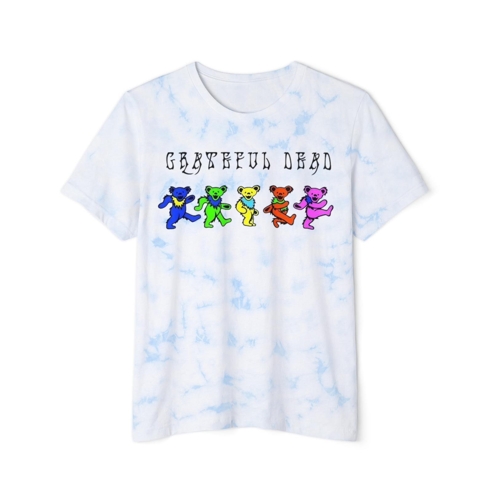 Grateful Dead Tie-Dye Tee, Grateful Dead Unisex Fashion Tie-Dyed T-Shirt L