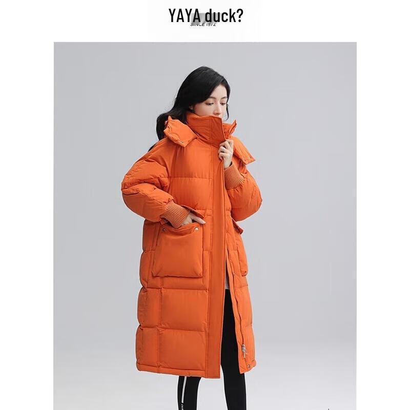 

YAYA Women s Long Winter Down Jacket YE3B604621A L