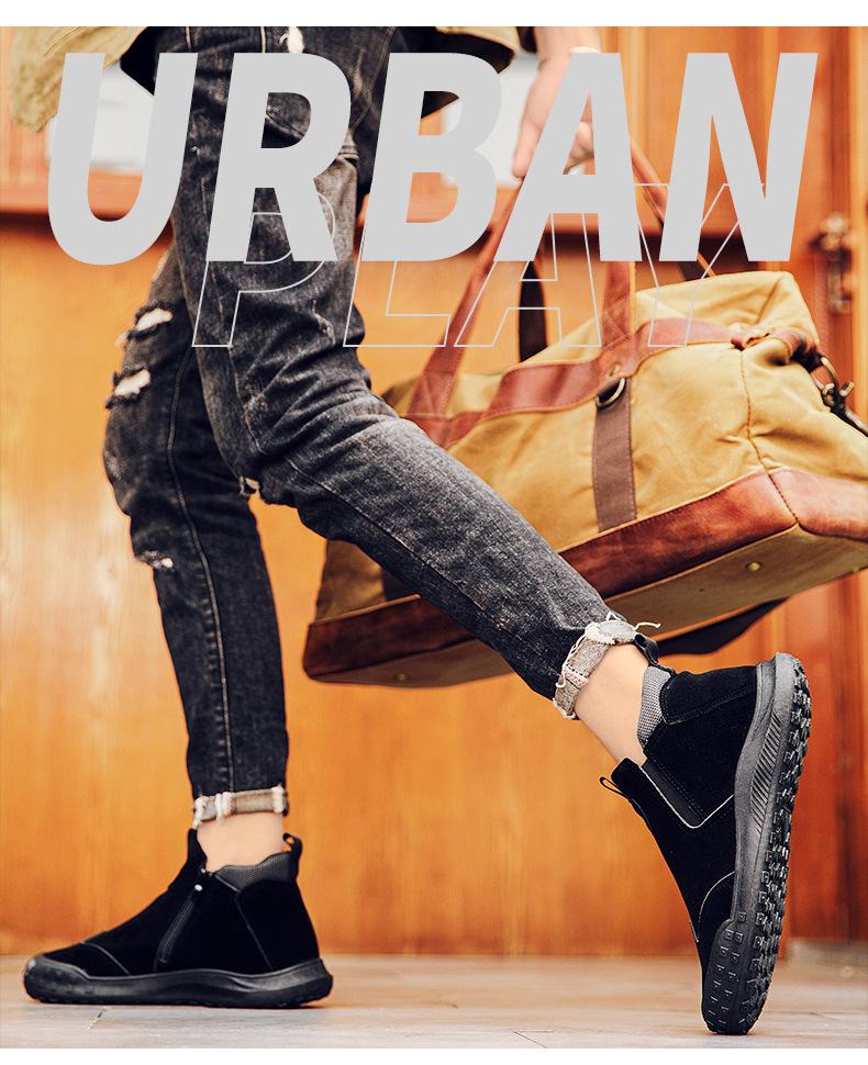 Clearance Men's Slip-On Work Shoes: Wear-Resistant, Non-Slip, Closed-Toe, Versatile, Lazy Labor Protection for Construction Sites.