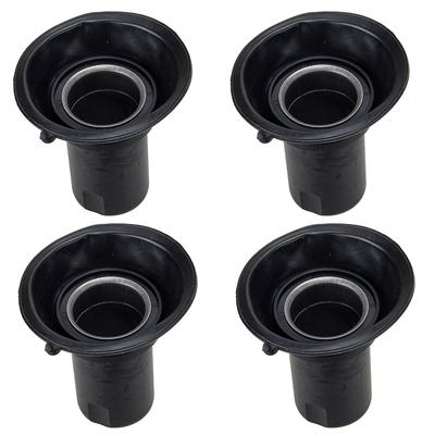 4Pcs Black Motorcycle Carburetor Vacuum Diaphragm Membrane Piston Fit For Honda CB750 Nighthawk 750 1991-2000 2001 2002 2003