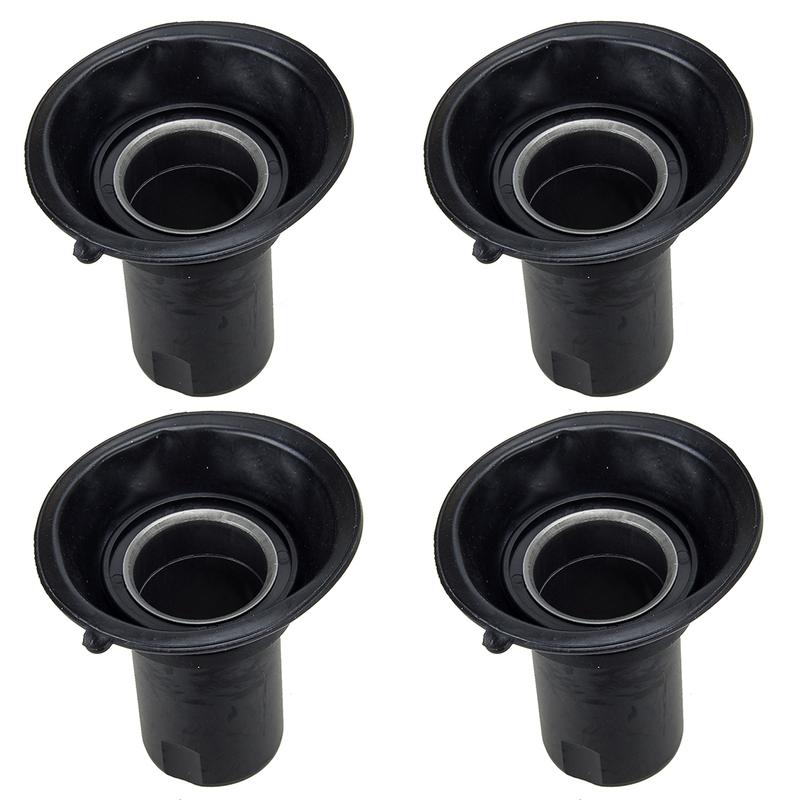 4Pcs Black Motorcycle Carburetor Vacuum Diaphragm Membrane Piston Fit For Honda CB750 Nighthawk 750 1991-2000 2001 2002 2003
