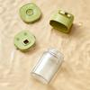 0.5g Quantitative Push Type Kontrollflasche Gewürzglas Werkzeug Pfeffer Gewürzbehälter Glas Limit Salzstreuer YLE631