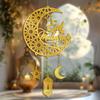 Elegant Eid Wind Bell Hanging Decoration Featuring Durability Acrylic for Ramadan Kareem Decoration