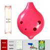 Ocarina 6-Hole C-Key Alto, Drop-Resistant Resin Plastic for Students and Home Use