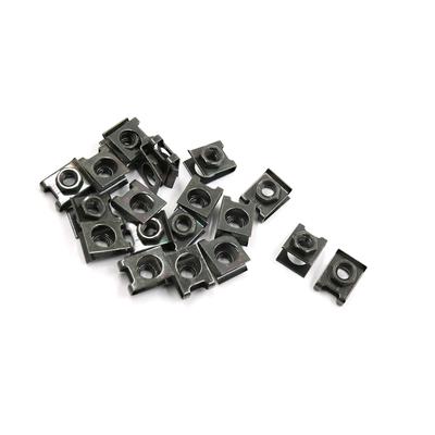 ACROPIX M6x1 Metal U Type Car License Plate Screw Base Clip Nut 20pcs
