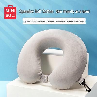 MINISO Pernă de călătorie cu spumă cu memorie pentru gât