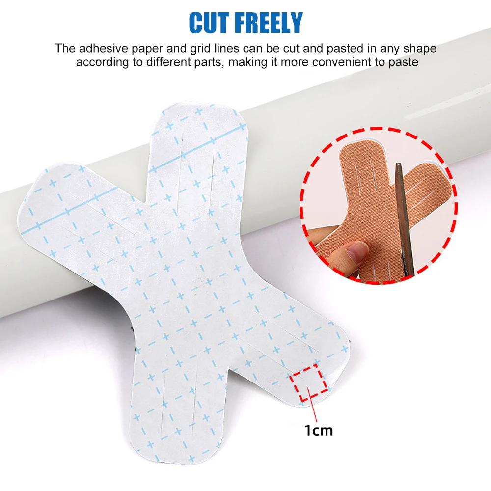 10/20 Pcs Kinesiology Tape Precut, X-Shaped Muscle Tape For Pain Relief & Joint Support, Elastic Sports Tape