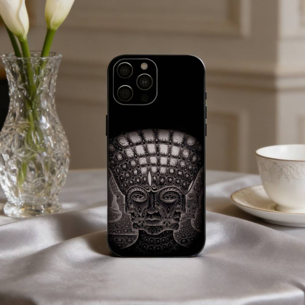 cool B-Band T-Tool-L S-Schism-M Phone Case For iPhone 17,16,15,14,13,12,11 Plus,Pro Max,XS,Soft Silicone Black Cover