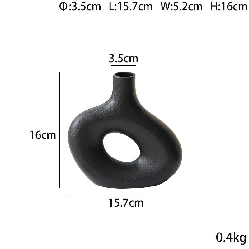 Creative Vegetarian Ceramic Vase Sample Room Shooting Props Advanced Sense Living Room Display Cabinet Decorative Ornaments Home