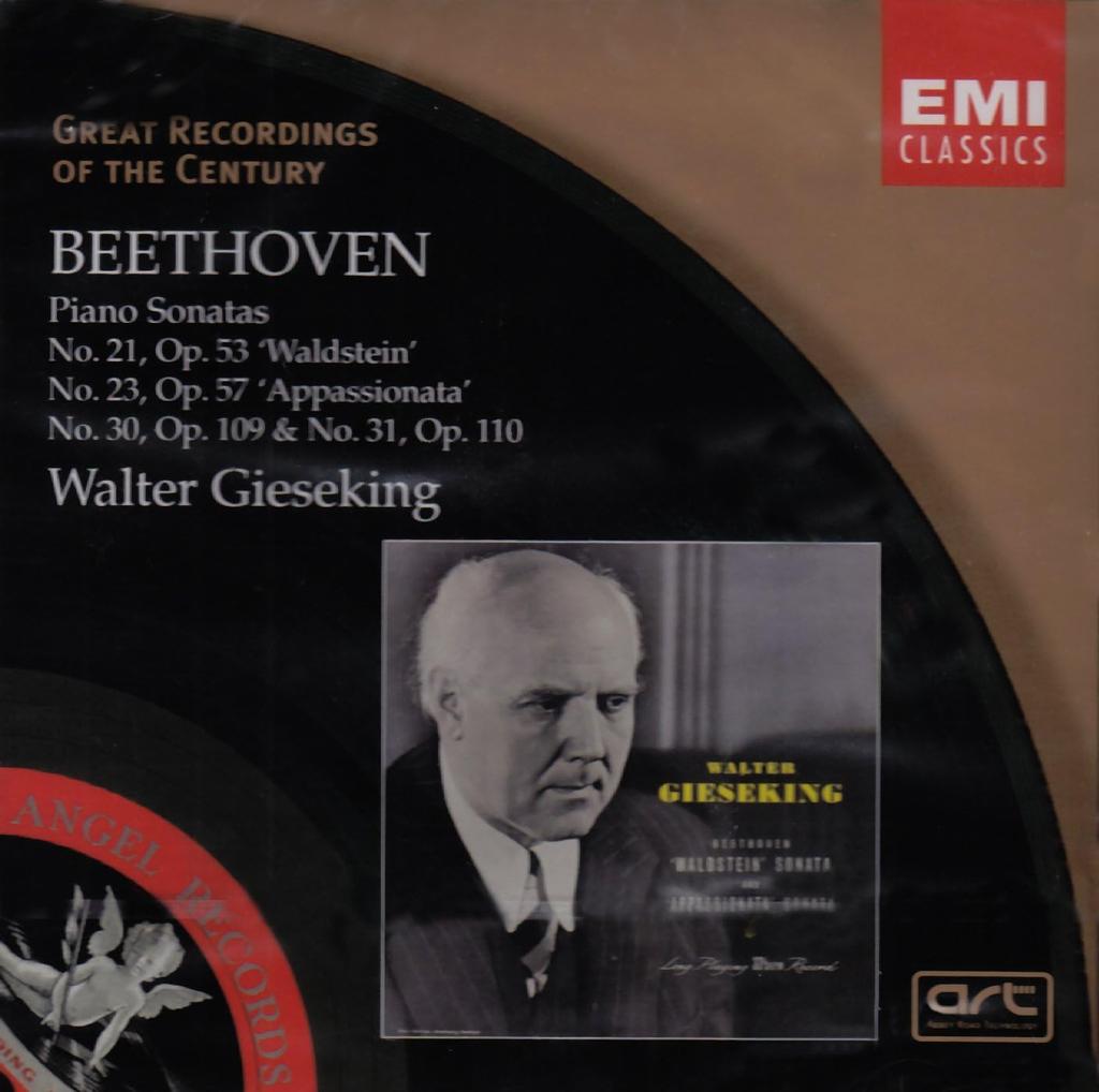 CD BEETHOVEN; GIESKING - Piano Sonatas  724356758629 Japan Classical Used