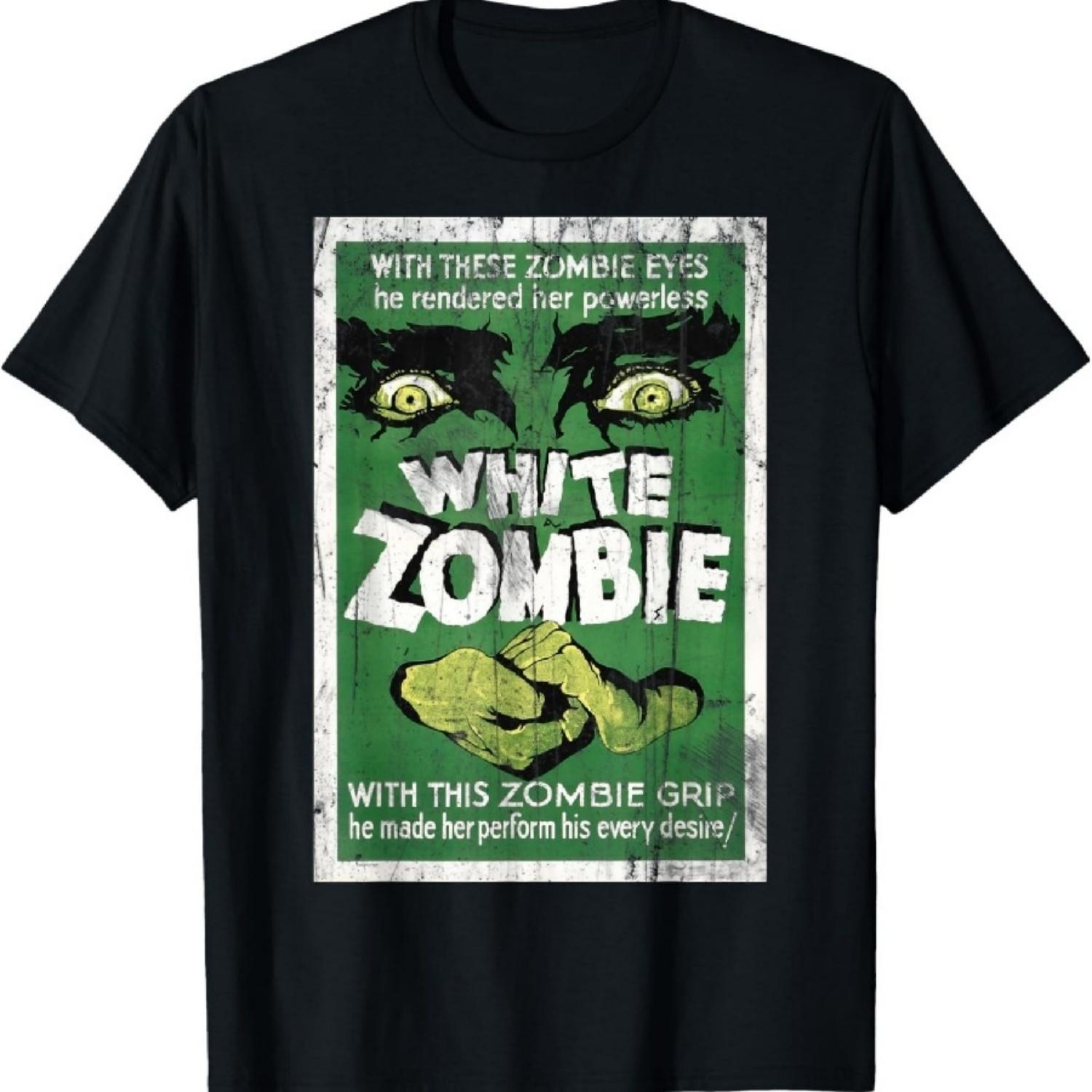 Винтажная футболка с постером фильма White Zombie S
