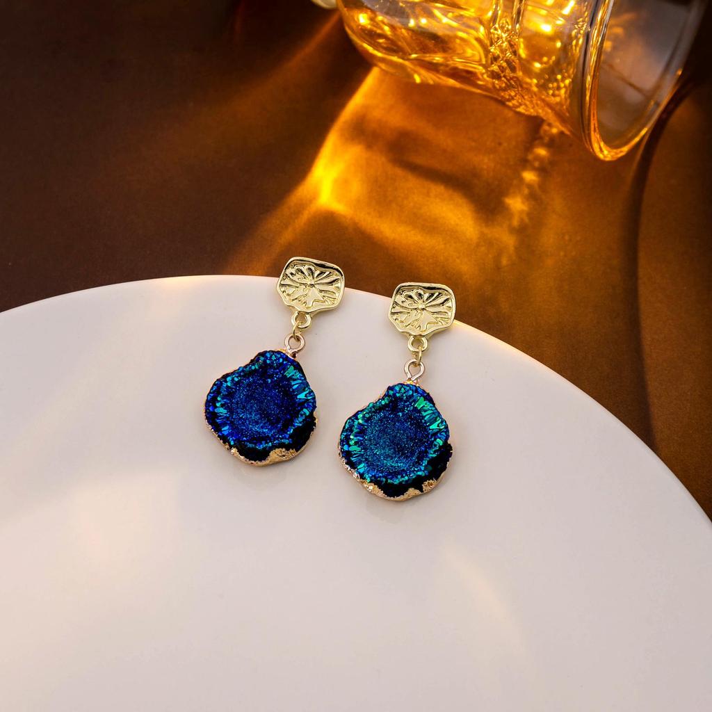 Pendientes Vintage de Estilo de Corte con Pedrería y Esmalte - Exquisita Joyería de Plata 925