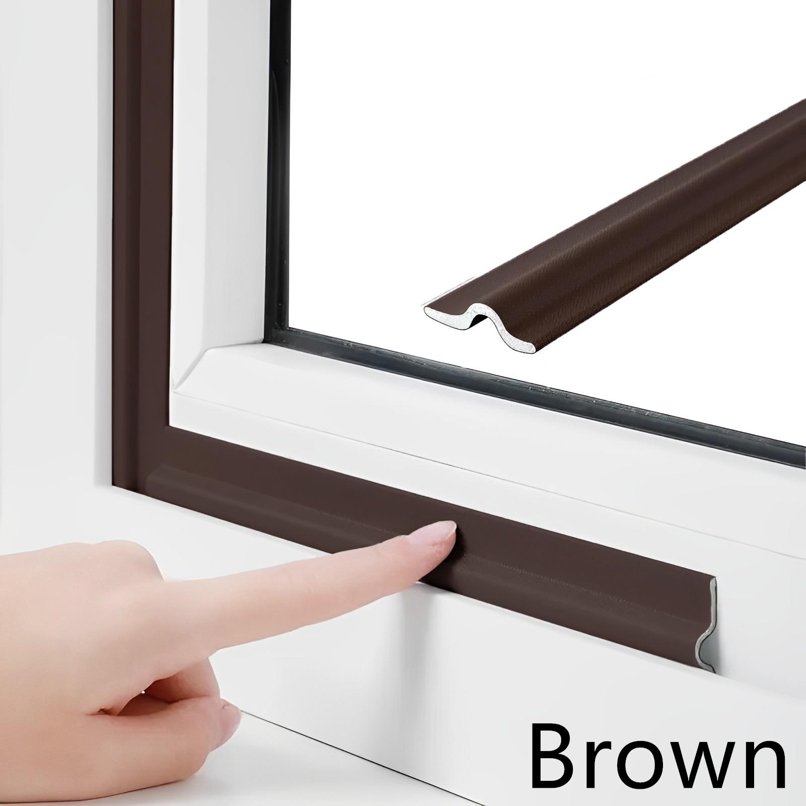 Sliding Type Window Sealing Strip Door and Window Seam Windproof Sound Insulation Self-adhesive Sealing Strip Warm Blocking Wind 2m