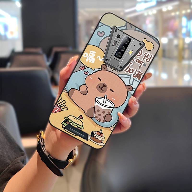 Back Cover Graffiti Phone Case For Blackview BV6900 Soft Case Anti-dust Silicone Full Wrap Shockproof Anti-knock Cute