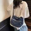 Denim Bag Women's Large Capacity Shoulder Crossbody Bag Vintage Commuter Bag