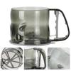 Baking Sifter Fine Mesh Semi-Automatic Powdered Sugar Shaker Dust Sifter Kitchen Flour Colander For Home Kitchen Restaurants