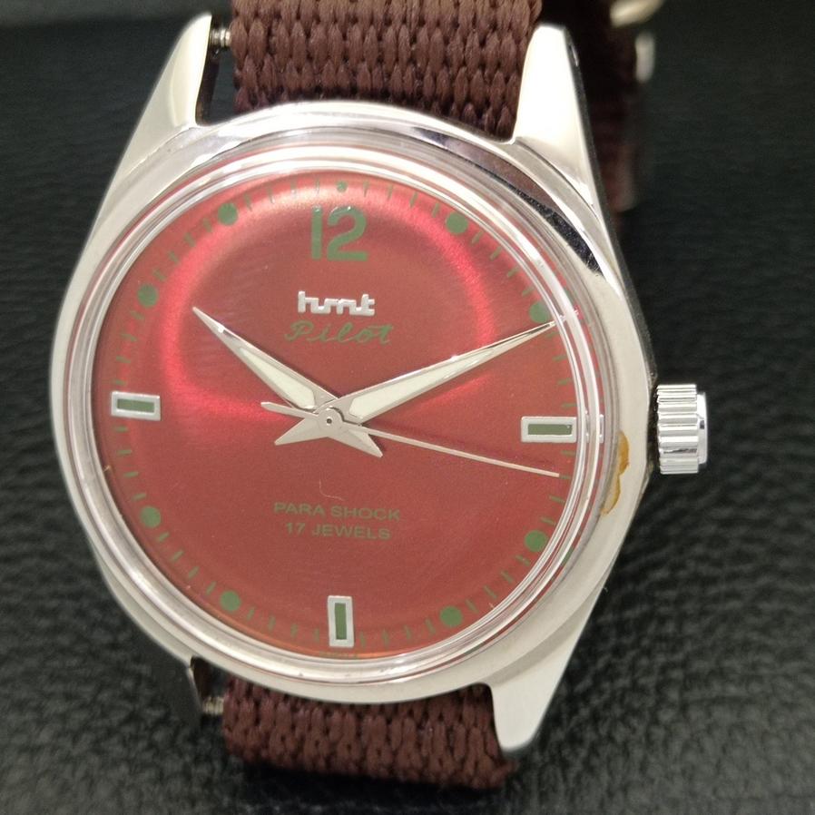 CLASSIC HMT PILOT MANUAL WINDING MEN BROWN DIAL WATCH A600048-5 N101-a600048