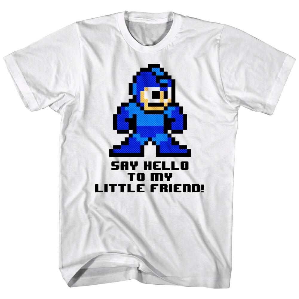 Megaman Say Hello to my Little Friend Men T Shirt XXL