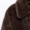 The new French-style elegant and fashionable faux fur effect coat 5320872